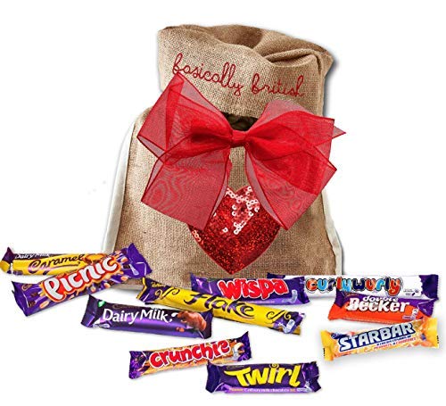 10 FULL SIZE Max 79% OFF CADBURY CHOCOLATE IN WITH HESSIAN BAG GIFT HEART 25% OFF