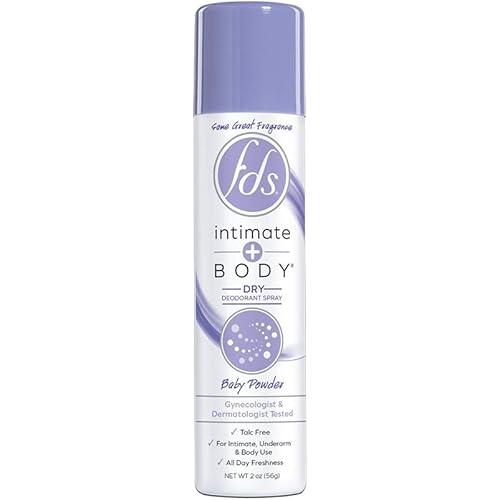 FDS Baby Powder Feminine Spray, 2 oz (56 g) each (Pack of 3)