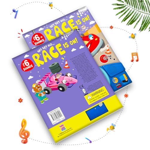 Image of My First Car Racing Sound Book | Interactive Musical Board Book for Toddlers | Vehicle Sounds and Early Learning Fun