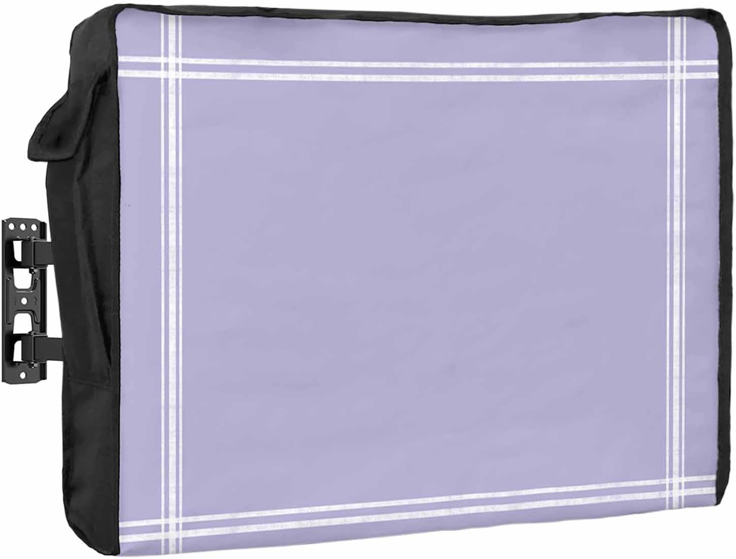 Outdoor TV Cover 43 Inch Solid Color TV Enclosure Royal Blue TV Covers for Outside TV Display Screen Protector with Remote Control Pocket Home Decor
