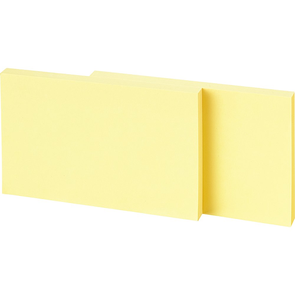 Amazon.co.jp: コクヨ 付箋 超徳用 ふせん 75mm×125mm 100枚×5冊入 黄