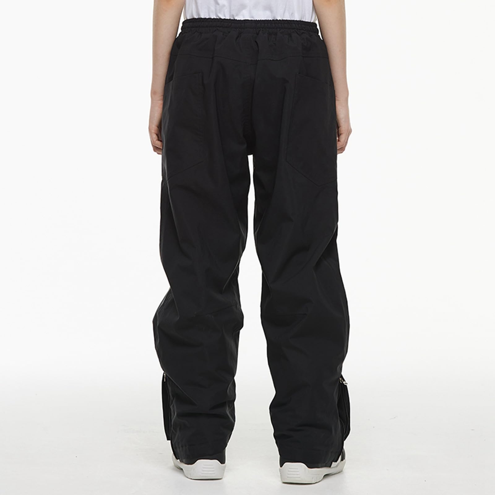 Genérico Pantaloni da sci per uomo e donna spessi Pantaloni da snowboard larghi Oversize impermeabili antivento traspiranti e caldi pantaloni da pattinaggio