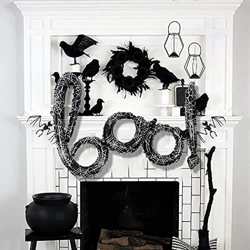 Halloween Balloons Decorations Boo Foil Balloons, Jack O Lantern Pumpkin Ghost Spider Balloon Decor In Orange And Trick Or Treat Witch Black Cute Kids Party Supplies For Happy Halloween Party Helium Balloons Set 9Pcs #TOP1