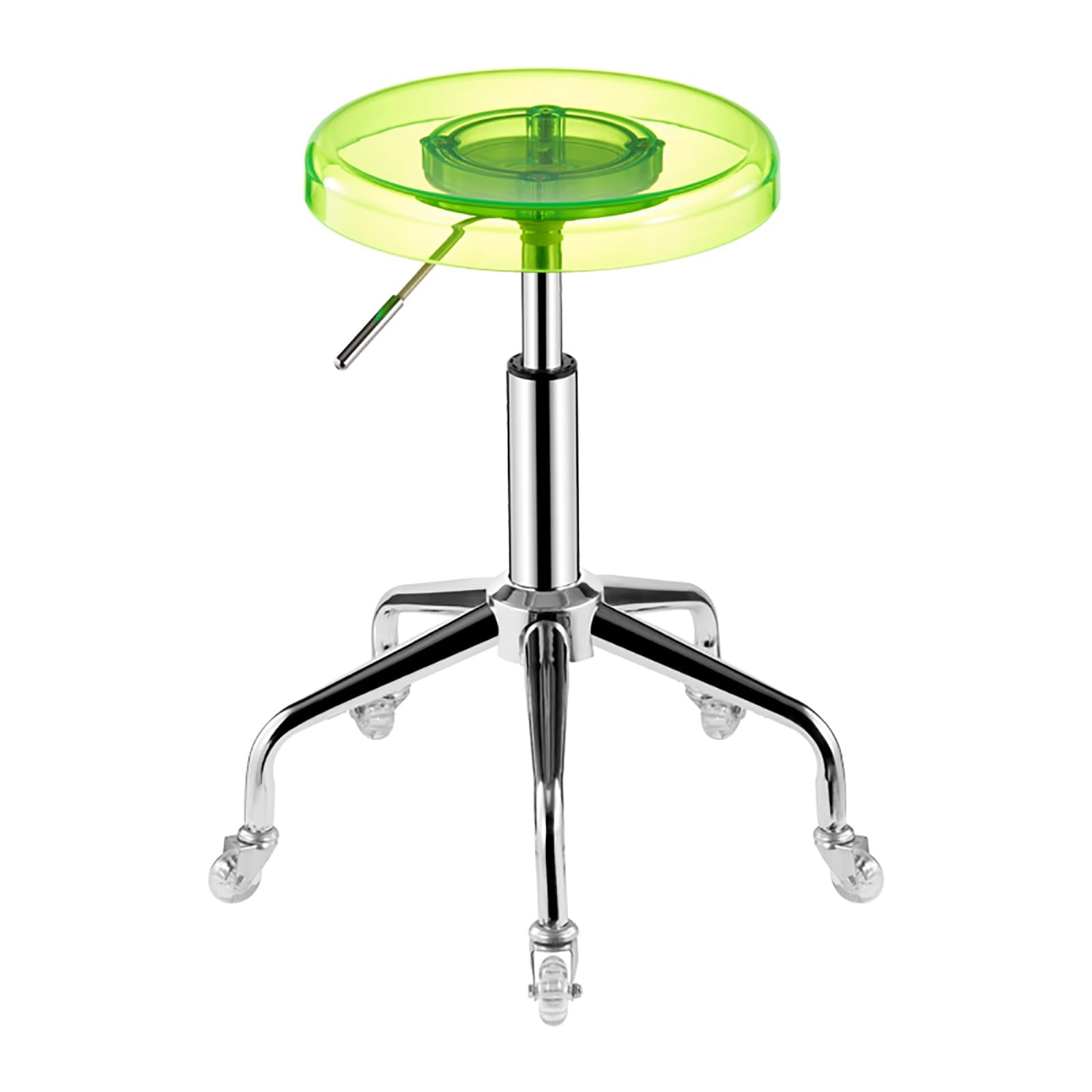 Taburete hidráulico ajustable con asiento giratorio para laboratorio, médico, tatuaje y espacios de trabajo de tienda