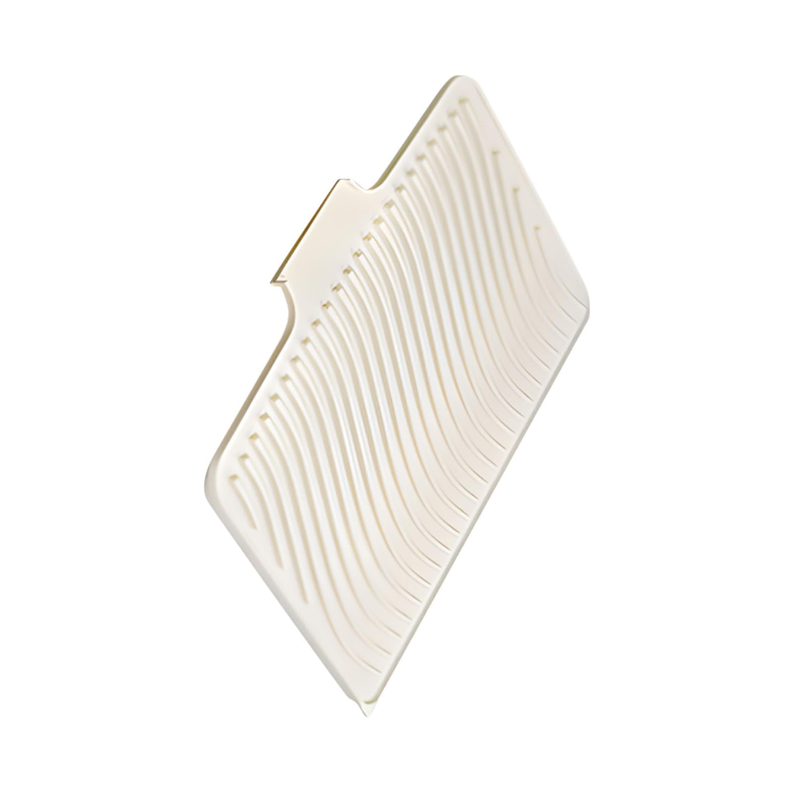 CAZSTYK Flexible Kitchen Sink Mat Made From Food Grade Silicone for Utensils and Dishes Drying Easy Clean Drain Mat