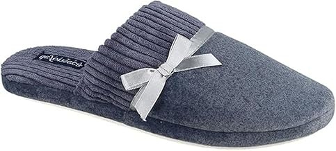 de fonseca Ciabatte Donna Pantofole Invernali Con Fiocco Decorativo nuova collezione