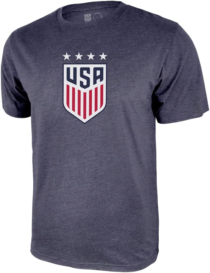 Icon Sports Offical Licensed US Soccer Federation USWNT Player 4 Star Unisex T-Shirt