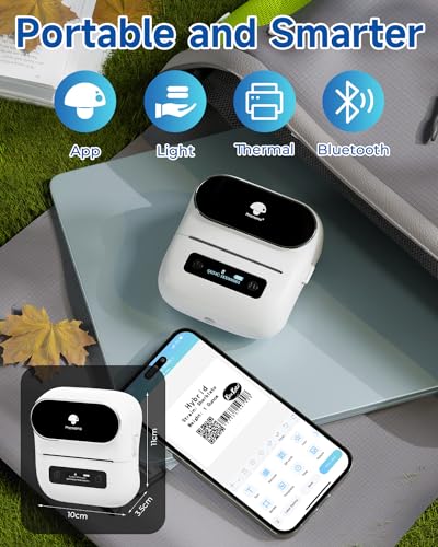Image of Phomemo M220 Label Maker, New Flagship 3.14 Inch Bluetooth Portable Thermal Label Printer for Barcode, Address, Labeling, Mailing, File Folder, Easy to Use, Support Phone&PC | for Barcode, Address, Labeling, Mailing, File Folder, Easy to Use, Support Phone&PC