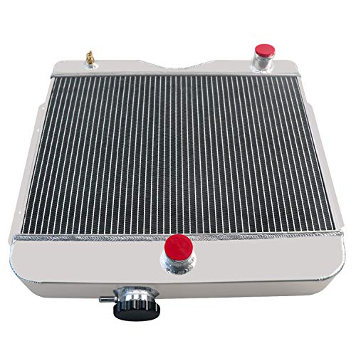 OzCoolingParts 4 Row Core All Aluminum Radiator for 1946-1964 47 48 49 50 51 52 53 54 55 56 57 58 59 60 61 62 63 Jeep Willys Truck/Willys Station Wagon L4 L6 Gas Manual - Thumbnail 7