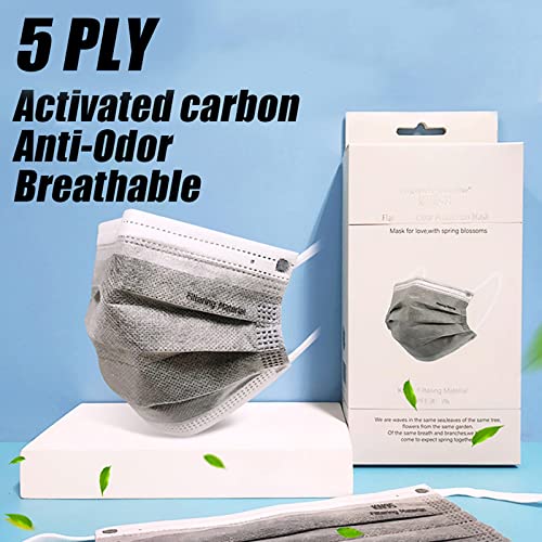 5-Ply Disposable Face Masks with Earloops (20 pcs)