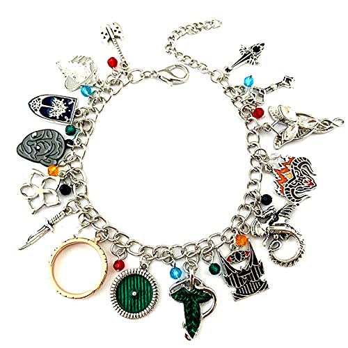 LMBOGIY Bracelet Metal Charm Bracelet for Men and Women