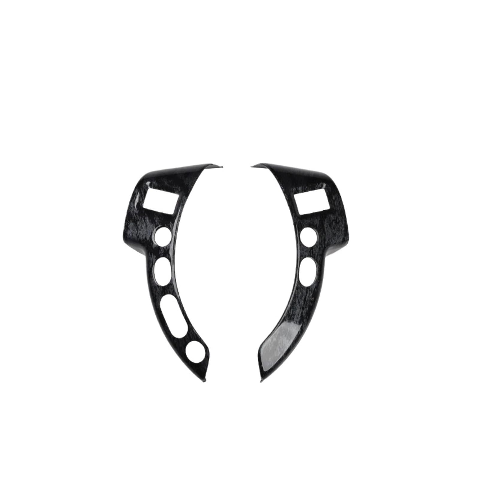 QBKGMEWCA Central Control Panel and Air Vent Trim Stickers Compatible for Qashqai 2008-2015 Models Carbon Fiber Including RosewoodInterior Modifications(Type11 2pcs)