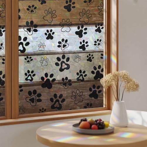 Vinilo decorativo para ventana con efecto arcoíris 17.7x78.7 in miniatura 4
