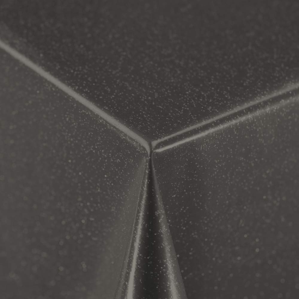 Discover Lifestyle & Fashion Fabrics Grey Plain Pvc Infused With Glitter Vinyl Wipe Clean Protector Tablecloth Cover In Width 140Cm – Sold By Metre