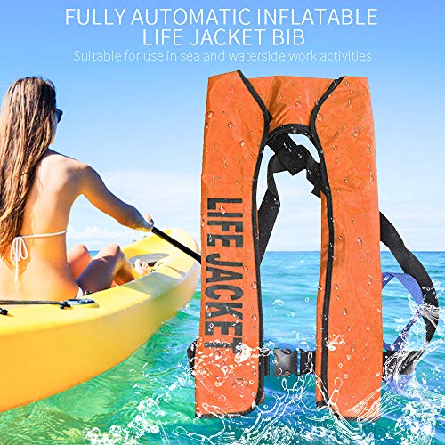 huayao Colete salva-vidas para adulto, colete salva-vidas inflável automático, colete salva-vidas su