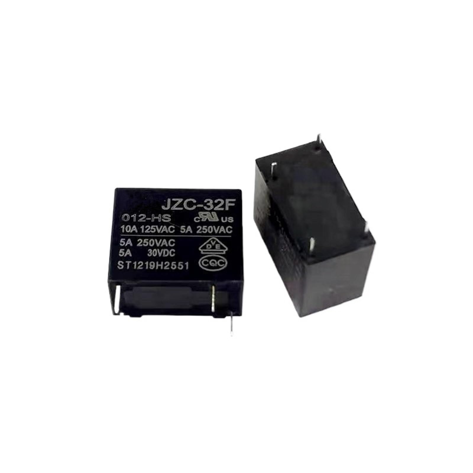 10 piezas 20 piezas Relé JZC-32F 012-HS JZC-32F 012-HS3 5A 4 pines(10 JZC-32F 012-HS3)