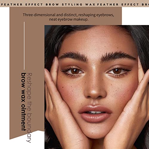 Miescher Eyebrow Gel Clear Waterproof Brow Styling Wax For Fluffy Feathery 3D Smudge Proof Brow Soap Kit Transparent Eyebrow Gel Natural Quick Dry Wet N Wild Gel Glue With Eyebrow Brush Brow Freeze Colorless Eyebrow Makeup(Clear) #TOP7