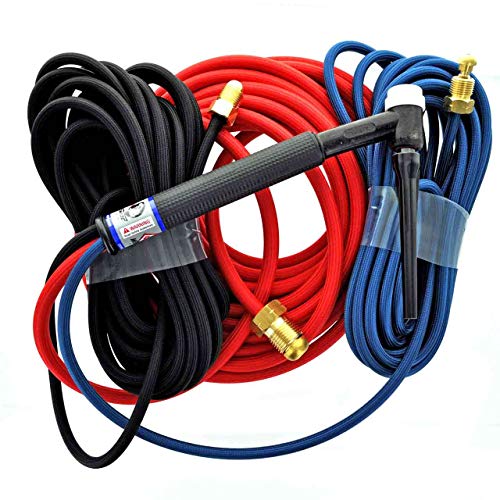 CK TL18 Water Cooled Trim-Line TIG Torch Kit, Flex, 350A, 25', 3-Pc, Super-Flex, TL18-25SF FX