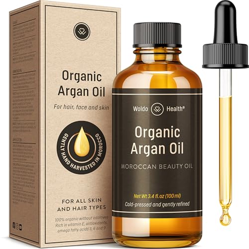 Bio Arganöl kaltgepresst für Gesicht, Haut & Haare - 100 ml ohne Zusätze mit Pipette Bio Arganöl kaltgepresst für Gesicht, Haut & Haare - 100 ml ohne Zusätze mit Pipette