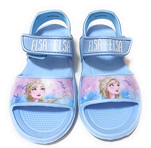 Frozen Elsa sandalen voor meisjes, Disney-Frozen-sandalen met klittenbandsluiting, voor strand of zwembad - Image 3