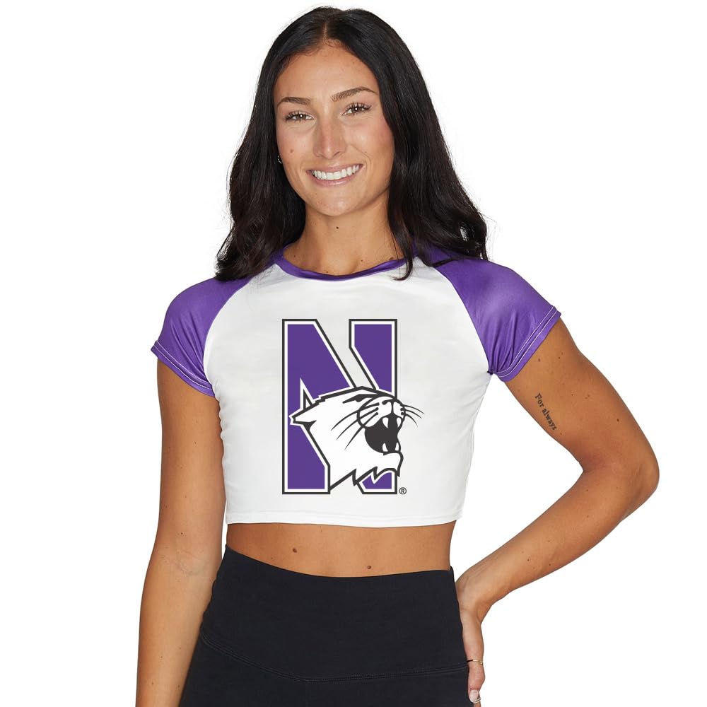 Women's Tailgate Outfit College Game Day Team Tee T-Shirt Crop Top