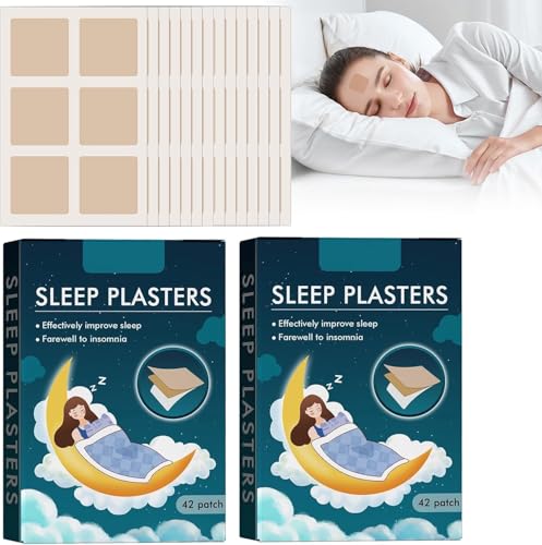 Sleep Patches Natürliches Schlafpflaster für einen Besseren Schlaf Schlafpflaster zum Durchschlafen lindert Muskelspannung und Körperliche Müdigkeit Tiefschlaf Pflaster für Männer und Frauen