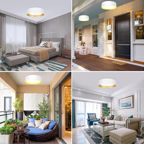 Image of BrightHome Flush Mount Ceiling Light, 13in Modern Ceiling Light 3 /4 /5000K