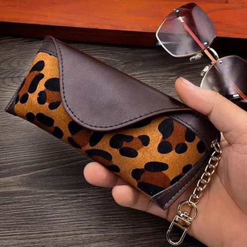 Image of kytasryl Soft Leather Sunglasses Bag,Travel Sunglass Holder Eyeglass Case Portable Slim Sunglasses Pouch