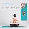 UCOOLY Yoga Towel,Microfiber Mat Towels w Free Spray Bottle and Smart Corner Pocket, Non Slip,Super Soft Sweat Absorbent Towel for Hot Yoga,Pilates and Fitness 24x72 (Elephant-Blue)