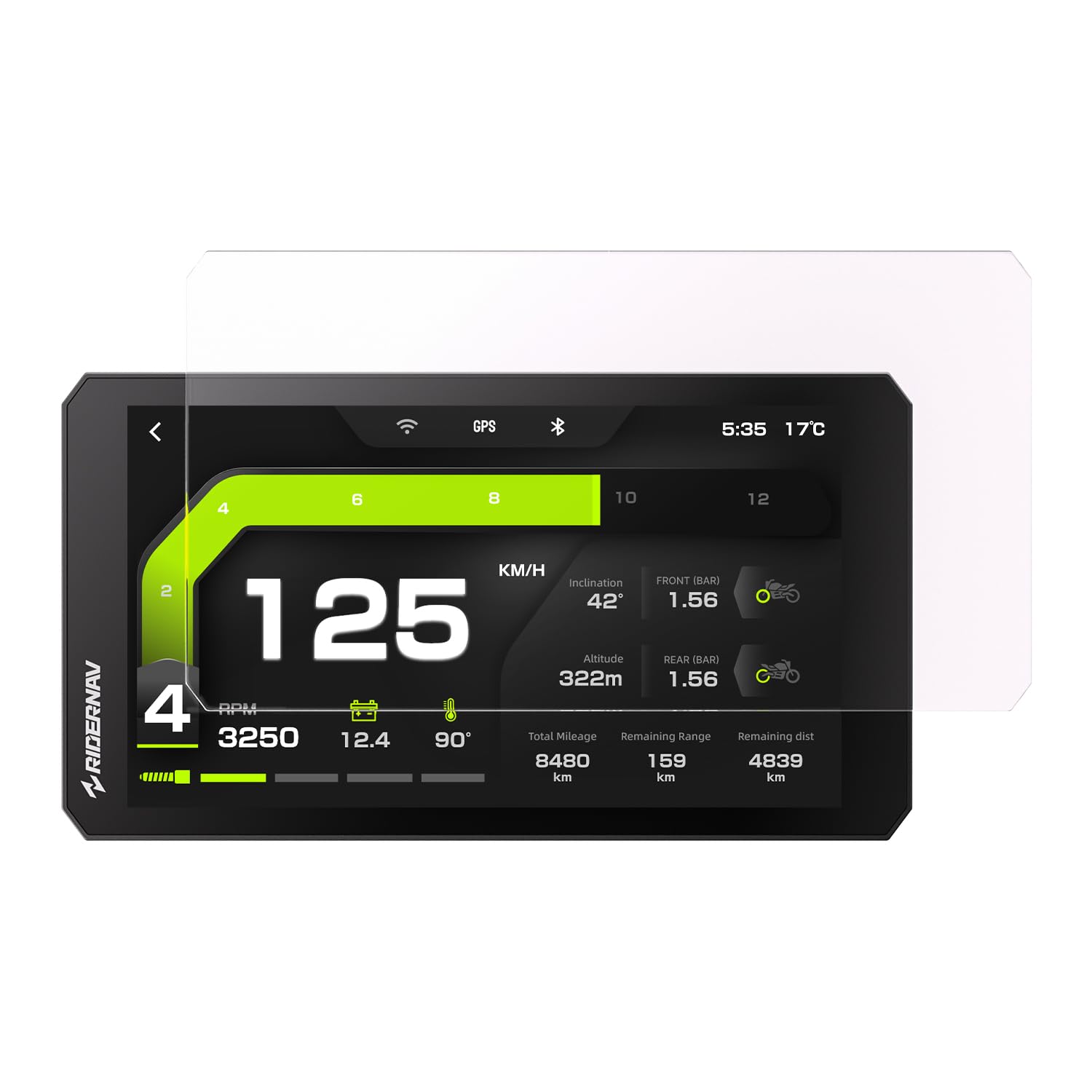 RIDERNAV R7M/R7X 7インチ専用 専用強化フィルム スマートライド…