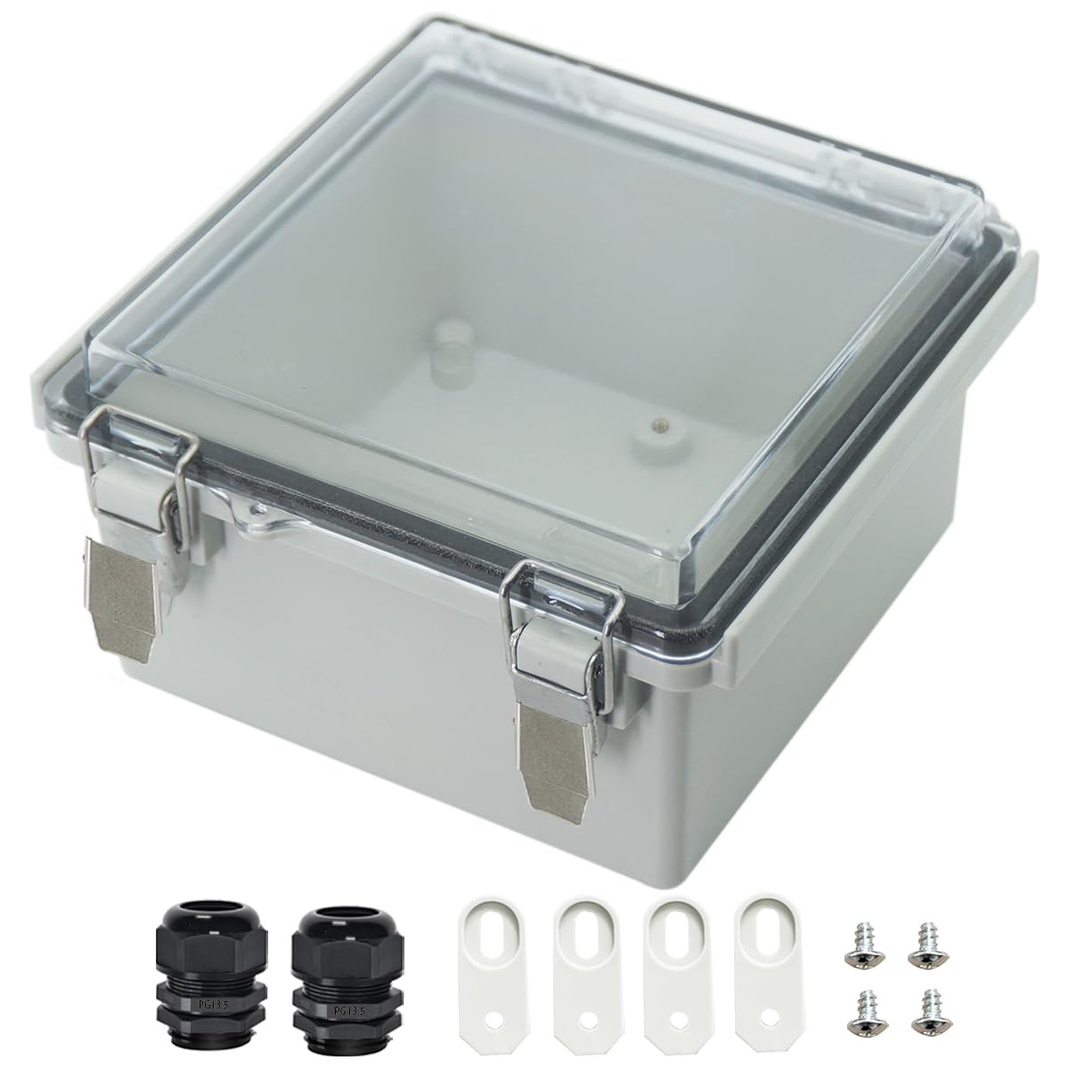 Amazon | Zulkit ジャンクションボックス ABSプラスチック 防塵