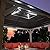 Sunjoy 11’ x 13’ Grayden Wood Gazebo, Outdoor Patio Solar Powered Hardtop Gazebo with One-Tier Metal Roof, LED Light and Ceiling Hook