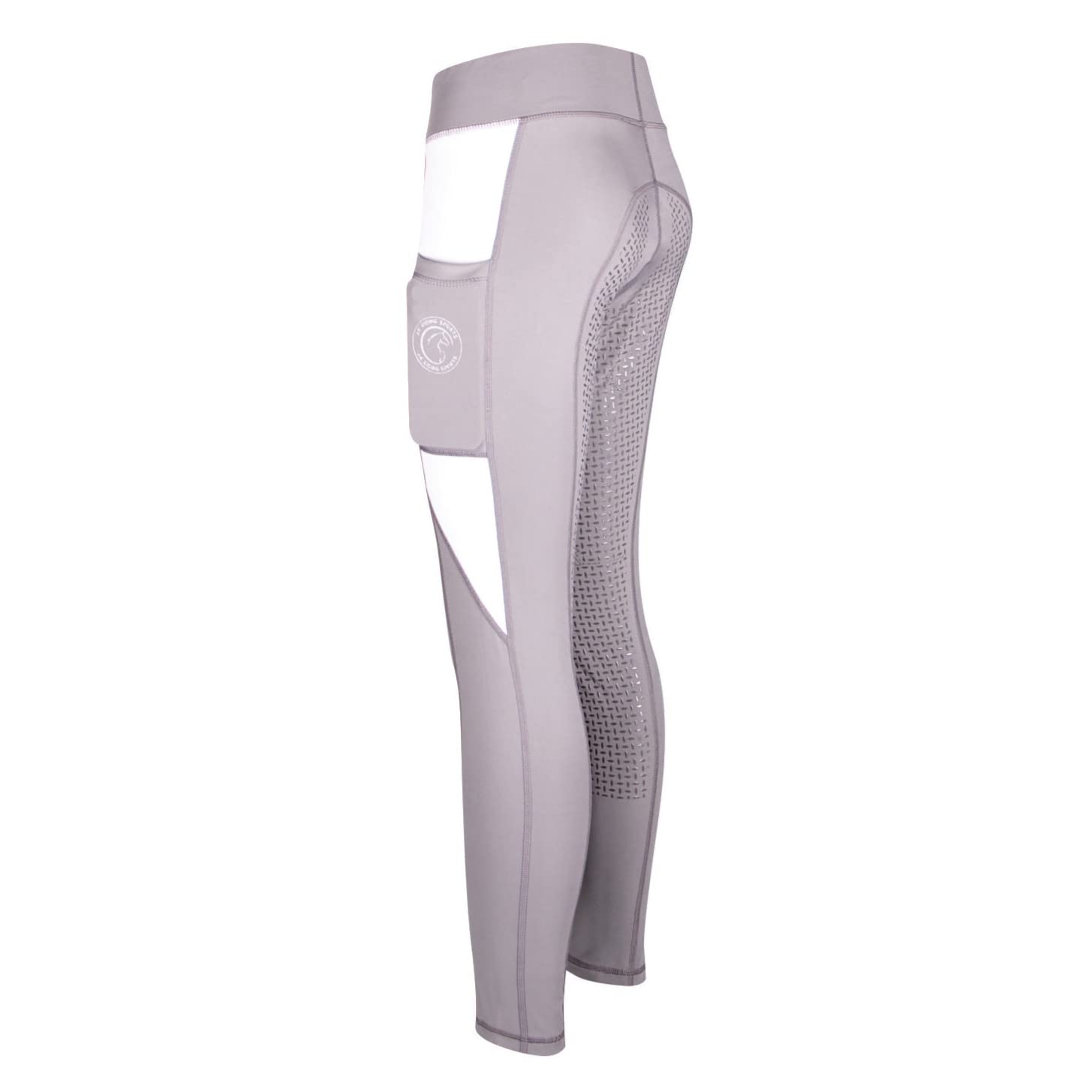 AK Comptec Collants/Leggings/Culottes d'équitation Taille Haute Respirant avec Grip en Silicone AKRS 6059