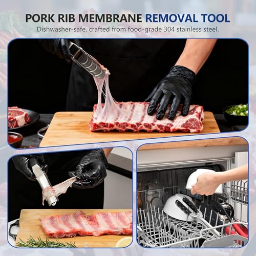 UoeRing Rib Membrane Remover with Full-Rubber Grip