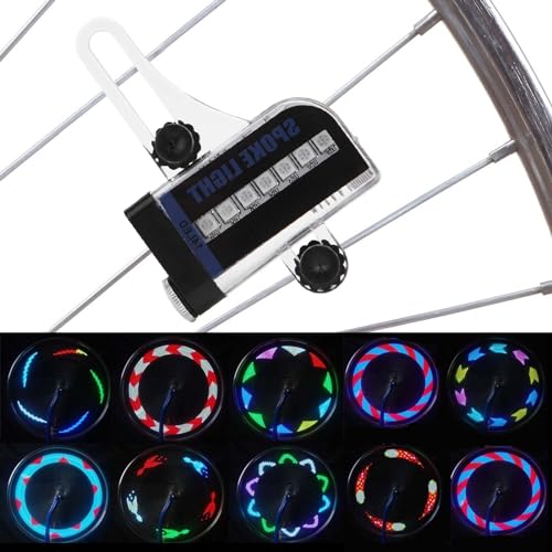 Sonew Bike Spoke Light RGB 14LED Dual...
