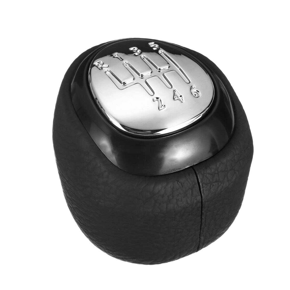 qimoi 6 Speed Gear Shift Knob Leather Lever Shifter for 93 9-3 SS 2003-2012