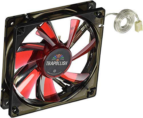 Enermax Ventola da 12 cm a LED, Rosso