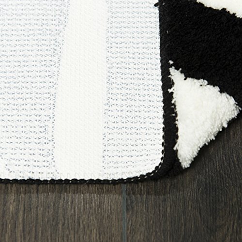 Sealskin Safari Bath Mat, Acrylic, Black, 60 x 2 x 90 cm