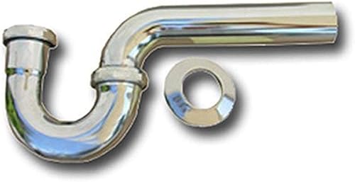 Lasco 03-3505 - Trampa P de latón cromado calibre 22 de 1-14 pulgadas