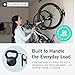 StoreYourBoard 4-Bike Swivel Rack – Wall Mounted Garage Bike Storage, Vertical Hanger with 120° Swing Design & Stopper, Space-Saving Indoor Wall Mount – Fits Kids Bikes, BMX & More – Black