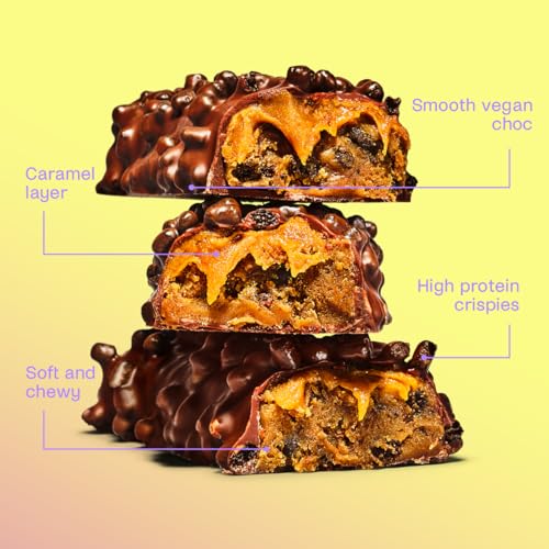 Misfits Vegan Protein Bars Caramel Fudge Pack de 15 miniatura 5