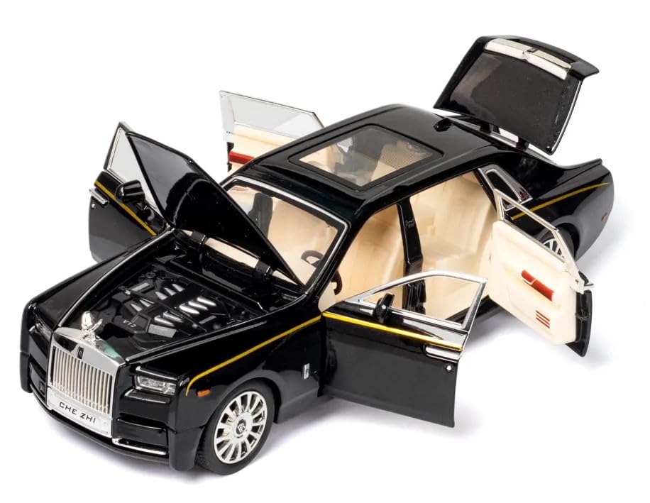 Image of Kammateswara Kids die cast car 1:32 Scale Model Metal Pullback Toy car with Openable Doors & Light Music(Random Color as per Stock) (Rolls-Royce)