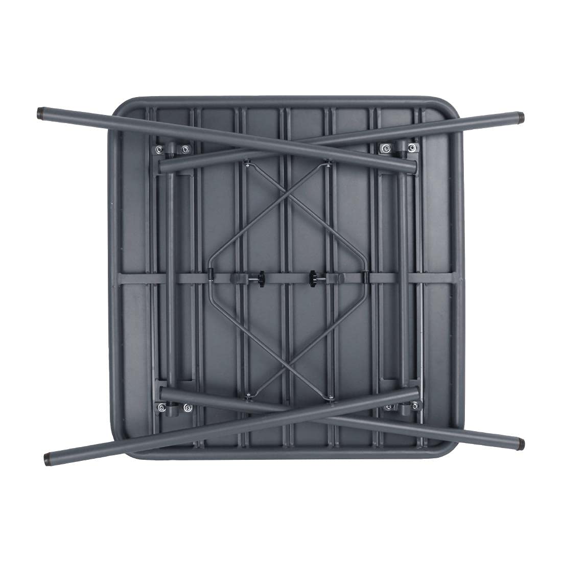 Bolero Bolero square table stainless steel 70 x 70 cm grey Bolero Bolero square table stainless steel 70 x 70 cm grey