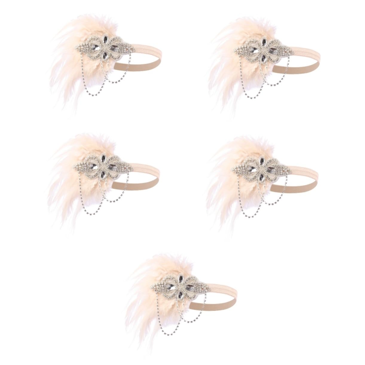 LIFKOME 5 Diademas De Los Años 20 Tocado De Novia De Los Años 20 Pinzas Para El Pelo Doradas Joyería Para El Pelo De Los 20 Accesorios Para Mujer Tocado Diademas De