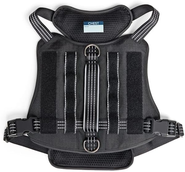 YOULY by Petco Tactical Service Dog Harness Black X-Large