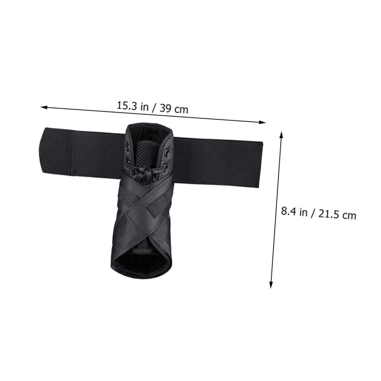 Beavorty Breathable Ankle Stabilizer for Sprained Ankle Protection Plantar Brace for Men Women Adjustable Straps