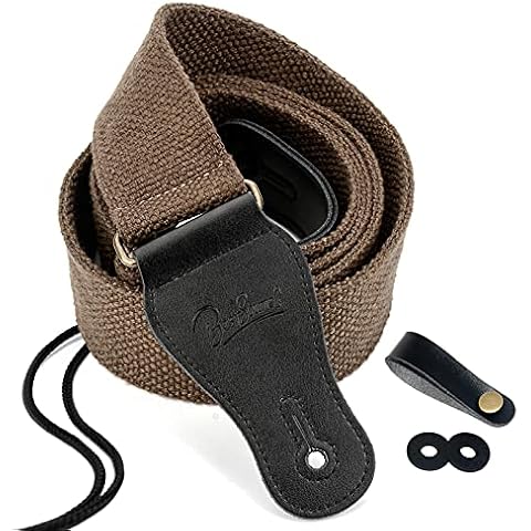 BestSounds Soft Cotton Guitar Strap with Accessories Cover