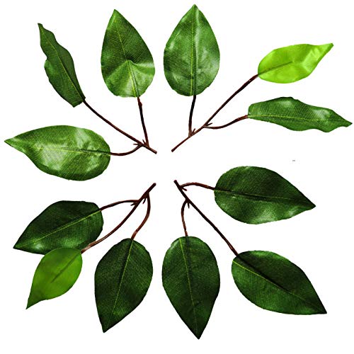 21 leaves (7 spriggs of 3) artificial silk plain