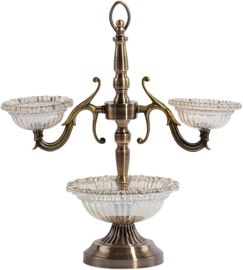 Serving Tray Tiered Stand - Cupcake Appetizer Dessert Fruit Finger Food Display Platter Server Plate for Parties - Steady Galvanized Metal e Rack