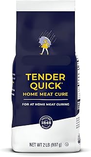 Mor+on Home Meat Cure, 2 lb – Curing Salt for Meat, Ideal for Ham, Jerky, Sausage, and More – For Home Use (Pack of 1)